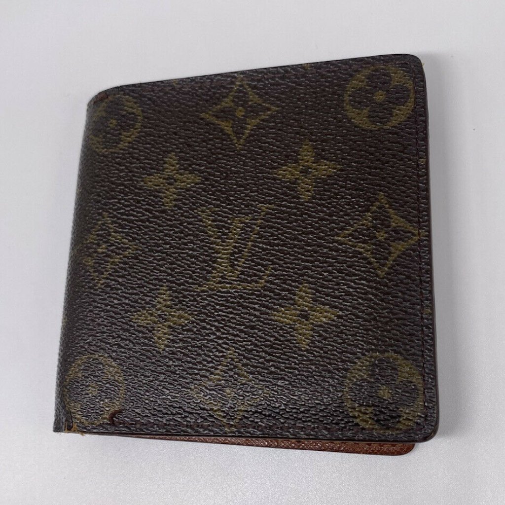 Louis Vuitton Monogram Canvas Leather Bifold Wallet